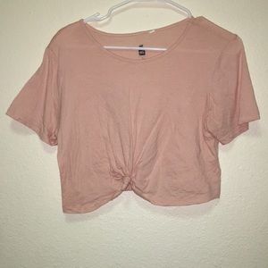 tie front crop top!